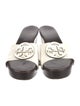Tory Burch Patent Leather Studded Accents Slides