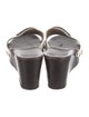 Tory Burch Patent Leather Studded Accents Slides
