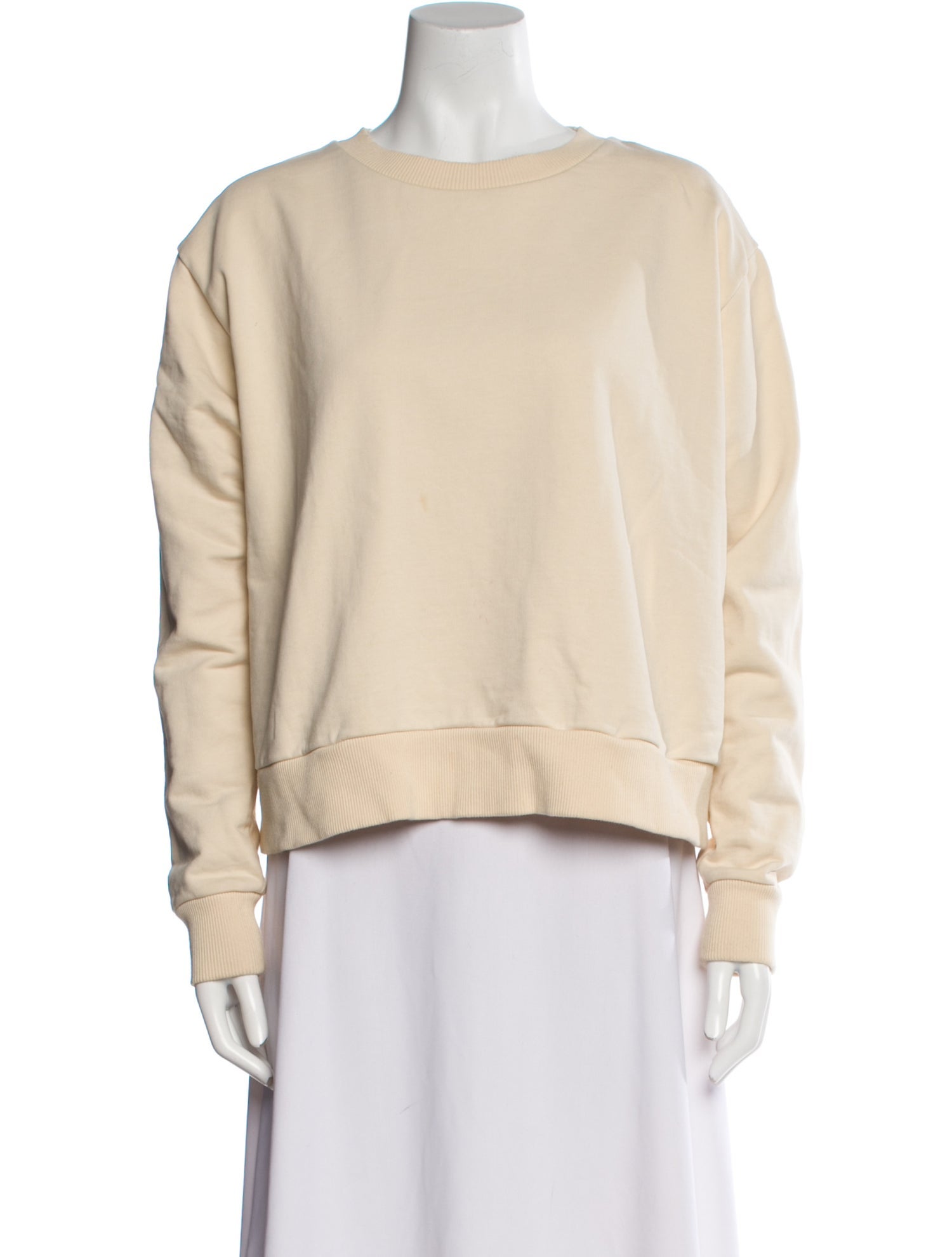 Tory Burch Crew Neck Long Sleeve Sweatshirt