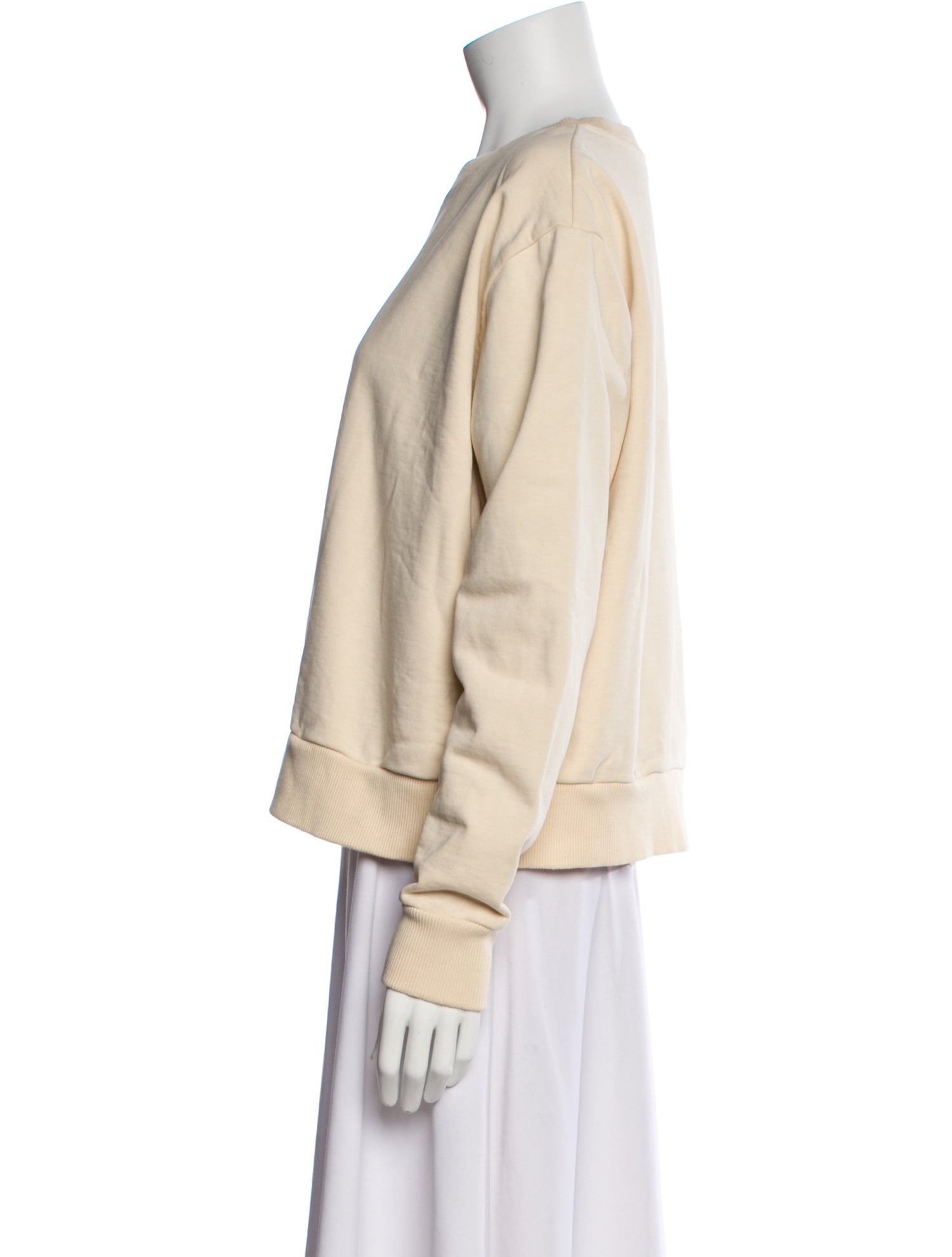 Tory Burch Crew Neck Long Sleeve Sweatshirt