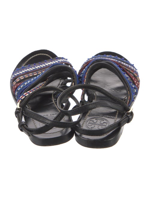 Tory Burch Leather Printed Gladiator Sandals