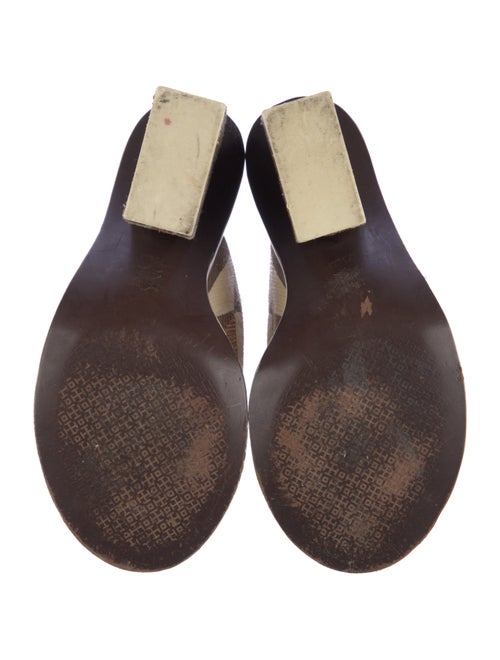 Tory Burch Leather Printed Slides