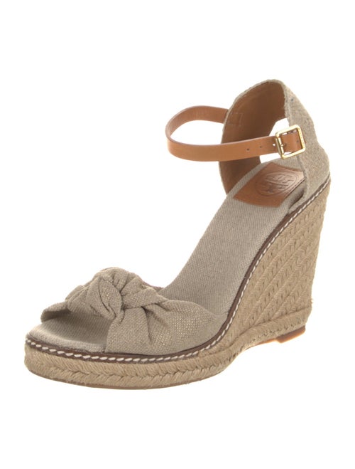 Tory Burch Canvas Braided Accents Espadrilles