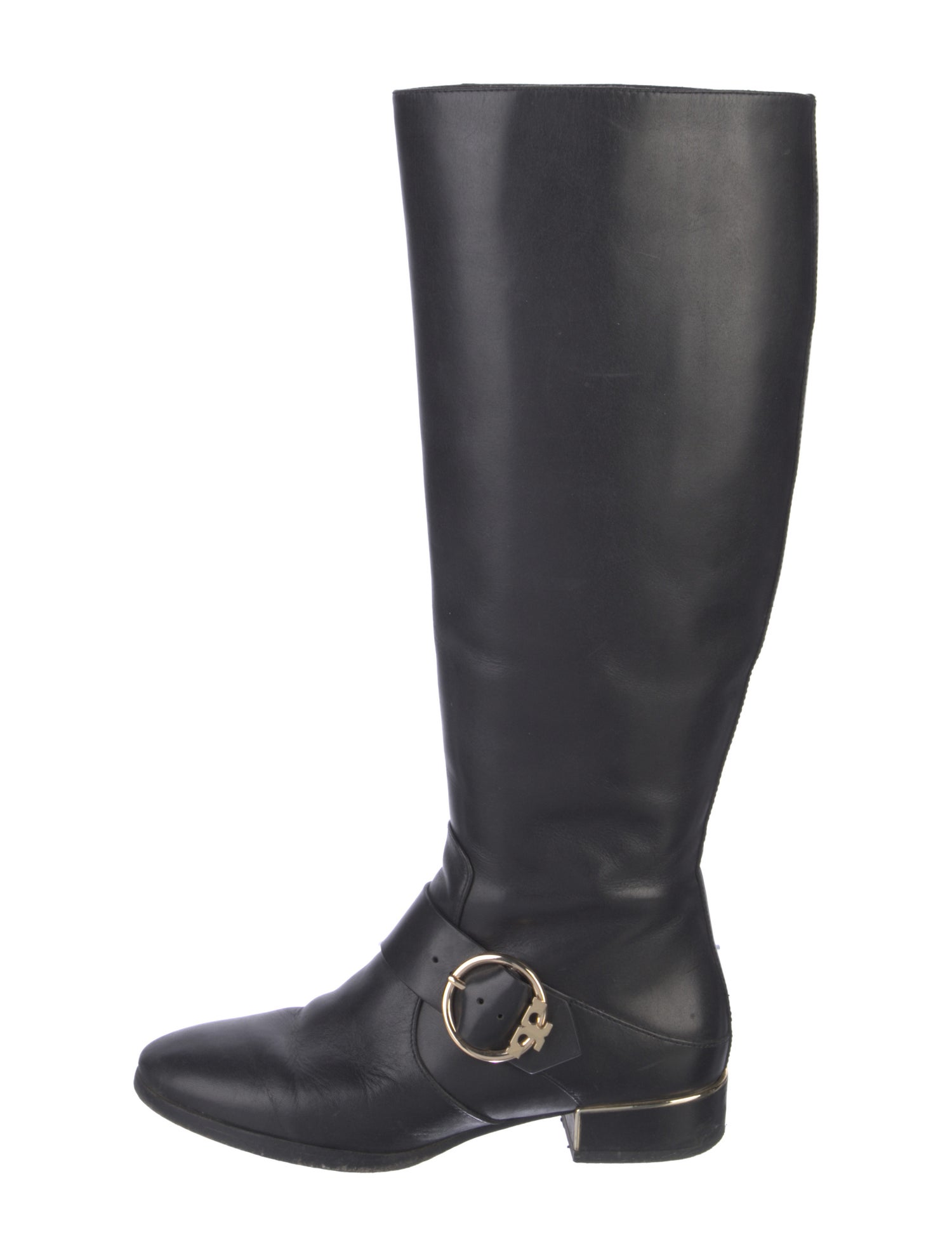 Tory Burch Leather Riding Boots