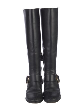 Tory Burch Leather Riding Boots