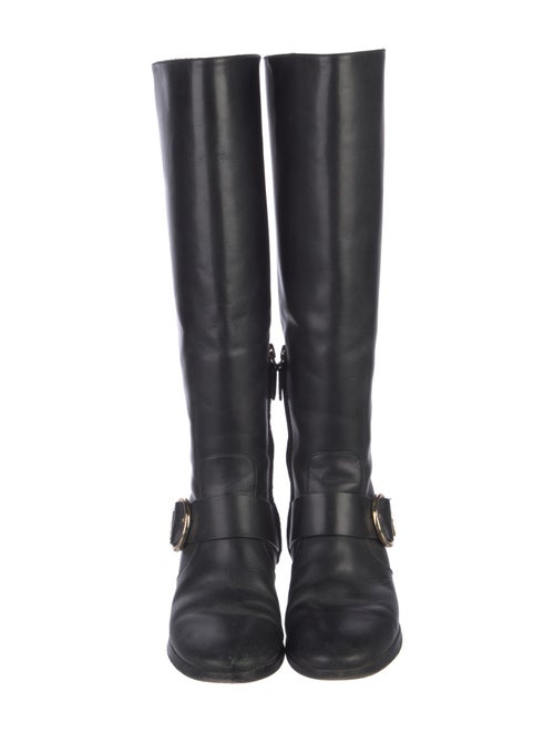 Tory Burch Leather Riding Boots
