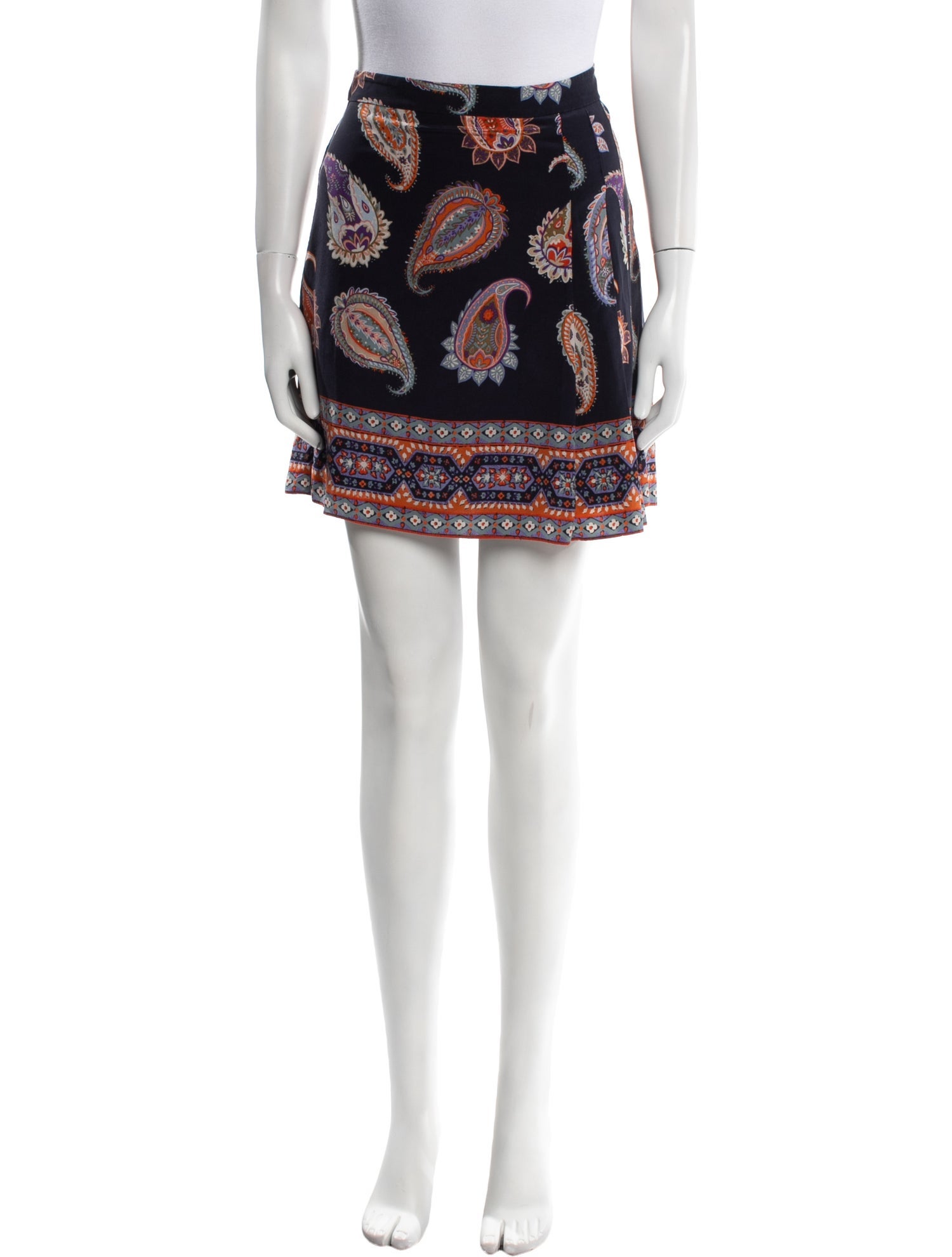 Tory Burch Silk Mini Skirt