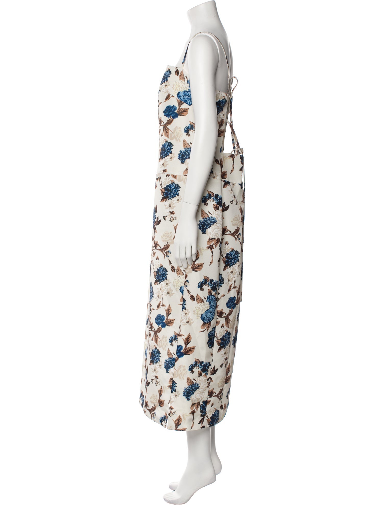 Tory Burch Floral Print Long Dress w/ Tags