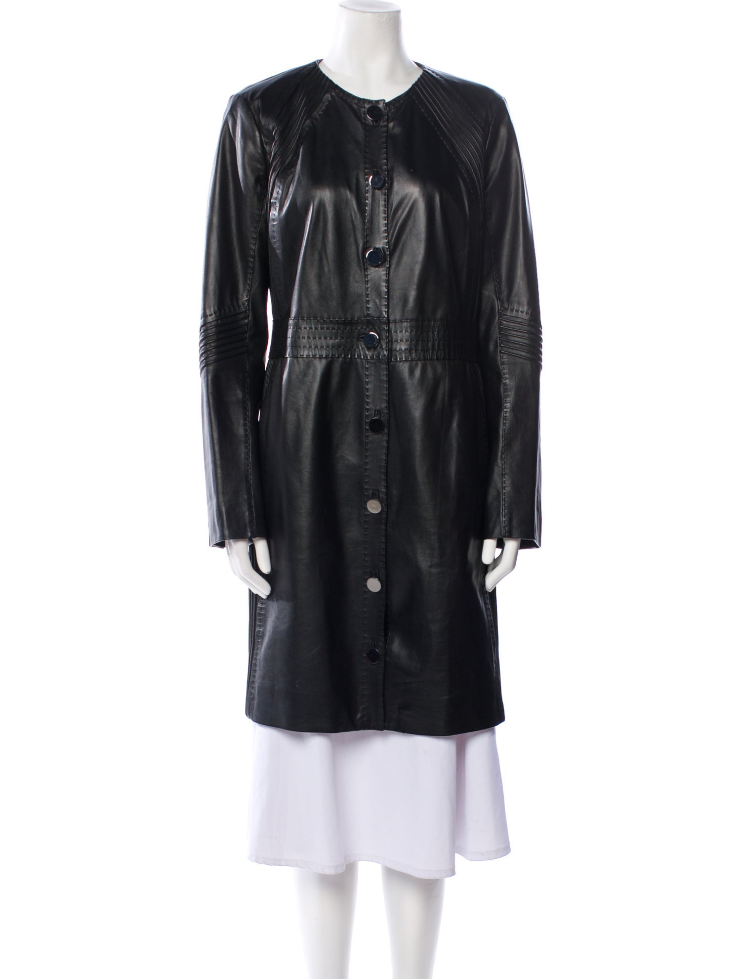 Tory Burch Leather Trench Coat