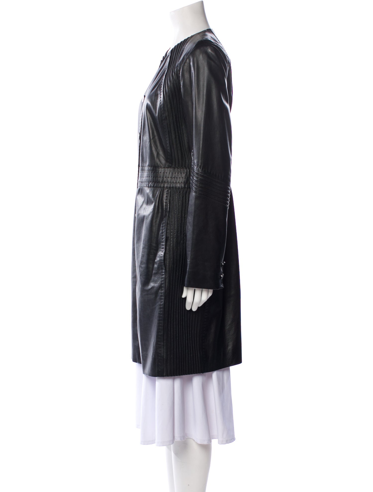 Tory Burch Leather Trench Coat