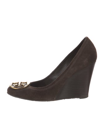 Tory Burch Suede Studded Accents Pumps