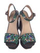 Tory Burch Canvas Floral Print Espadrilles