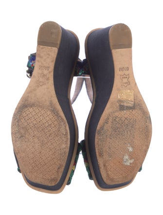 Tory Burch Canvas Floral Print Espadrilles