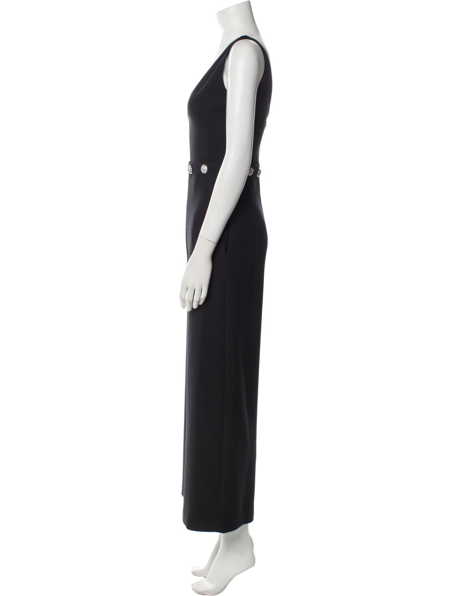 Tory Burch Plunge Neckline Jumpsuit