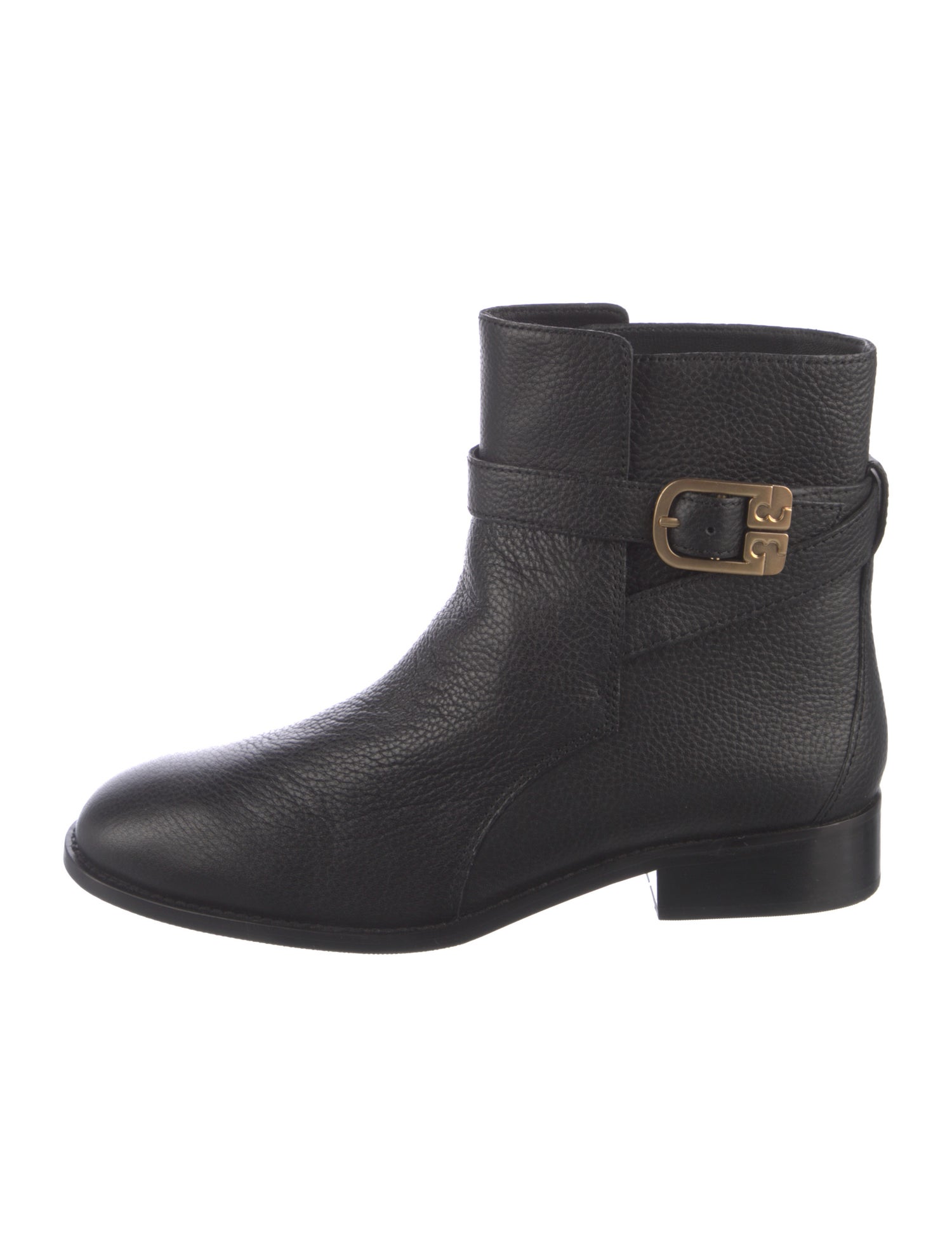 Tory Burch Leather Moto Boots