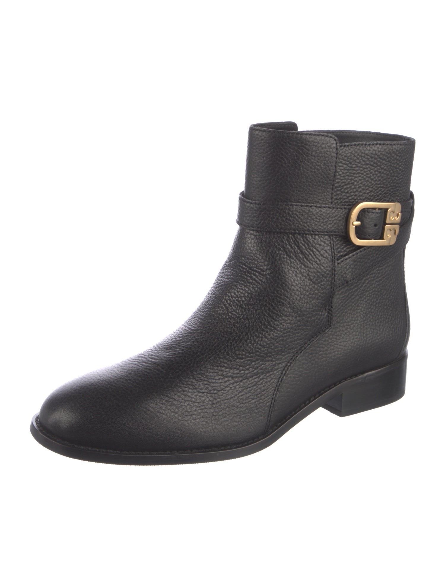 Tory Burch Leather Moto Boots