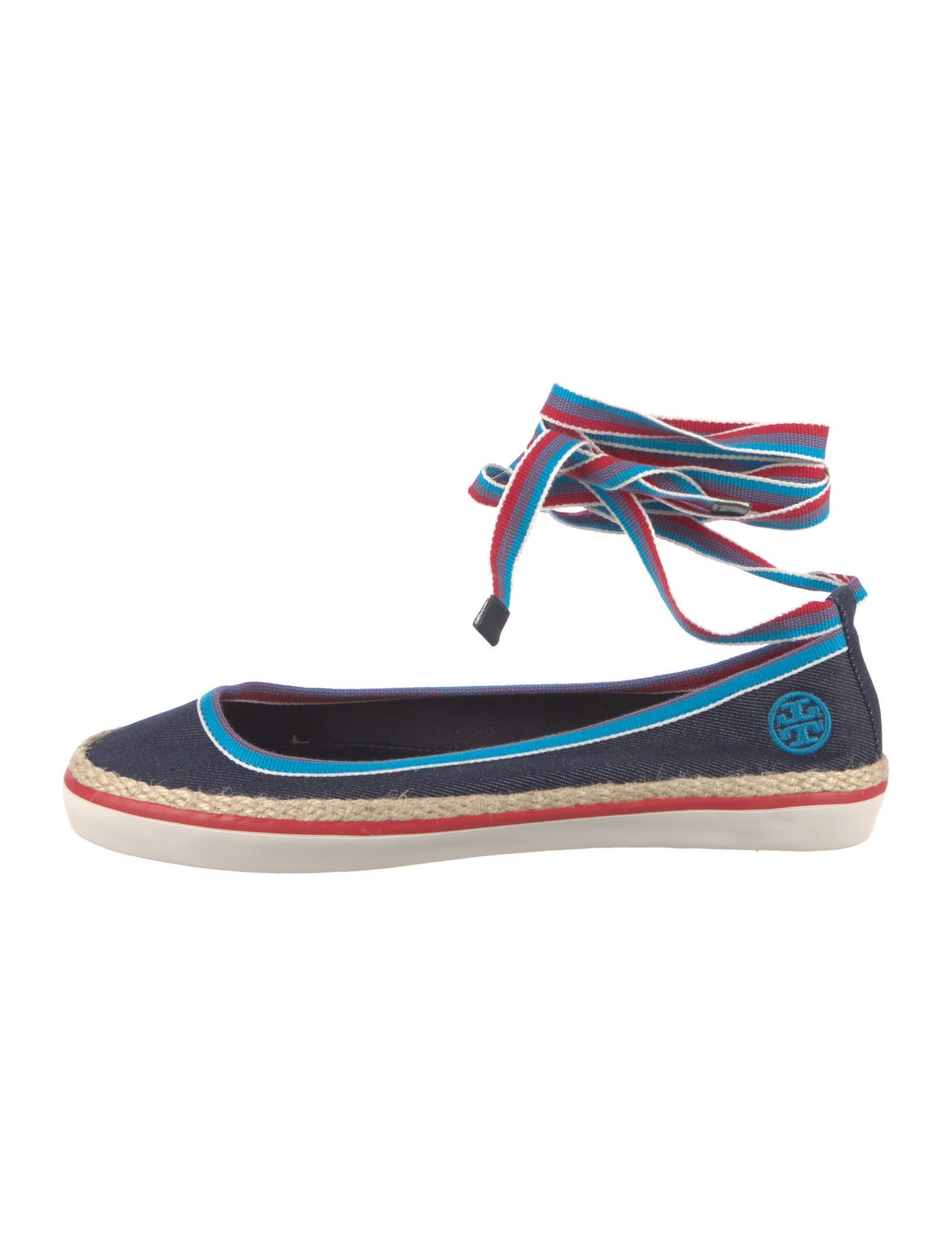Tory Burch Canvas Printed Espadrilles