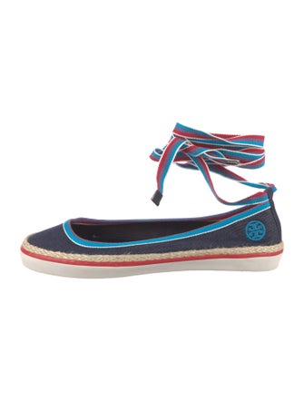 Tory Burch Canvas Printed Espadrilles