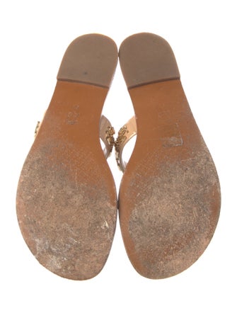 Tory Burch Patent Leather Slides