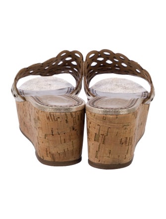 Tory Burch Leather Lasercut Accents Slides