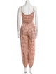 Tory Burch Printed Square Neckline Jumpsuit