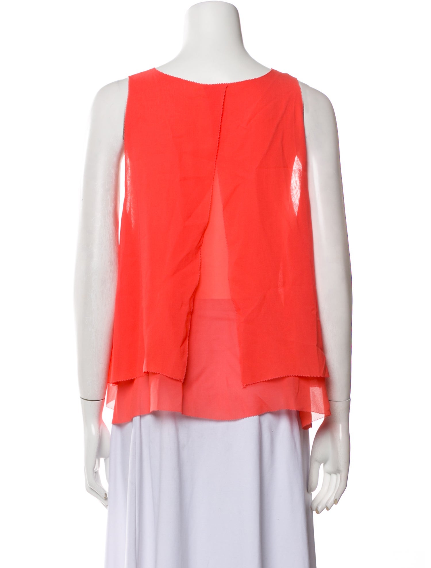 Tory Burch V-Neck Sleeveless Blouse