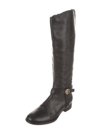 Tory Burch Leather Riding Boots