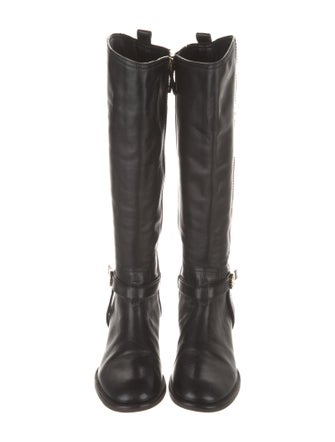 Tory Burch Leather Riding Boots
