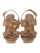 Tory Burch Leather T-Strap Sandals