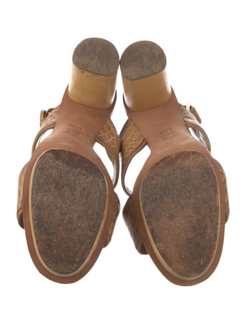 Tory Burch Leather T-Strap Sandals