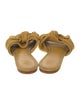 Tory Burch Suede Bow Accents Slides