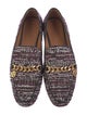 Tory Burch Tweed Printed Loafers