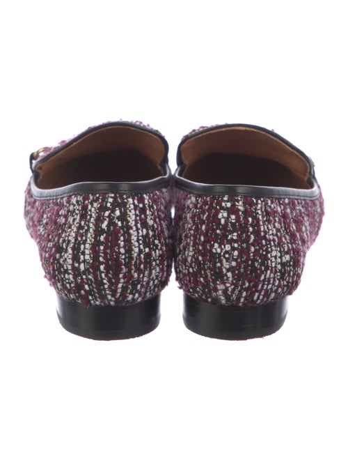 Tory Burch Tweed Printed Loafers
