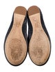 Tory Burch Leather Bow Accents Ballet Flats