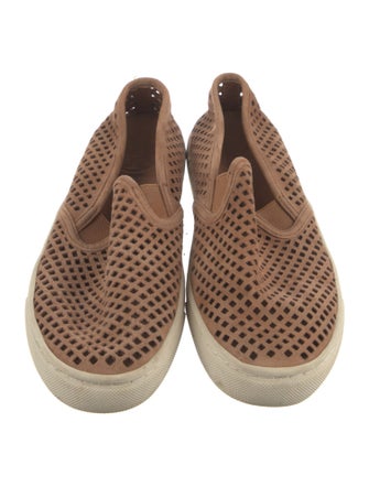 Tory Burch Suede Lasercut Accents Sneakers