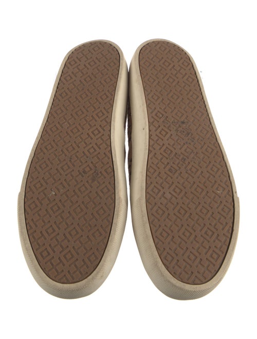 Tory Burch Suede Lasercut Accents Sneakers