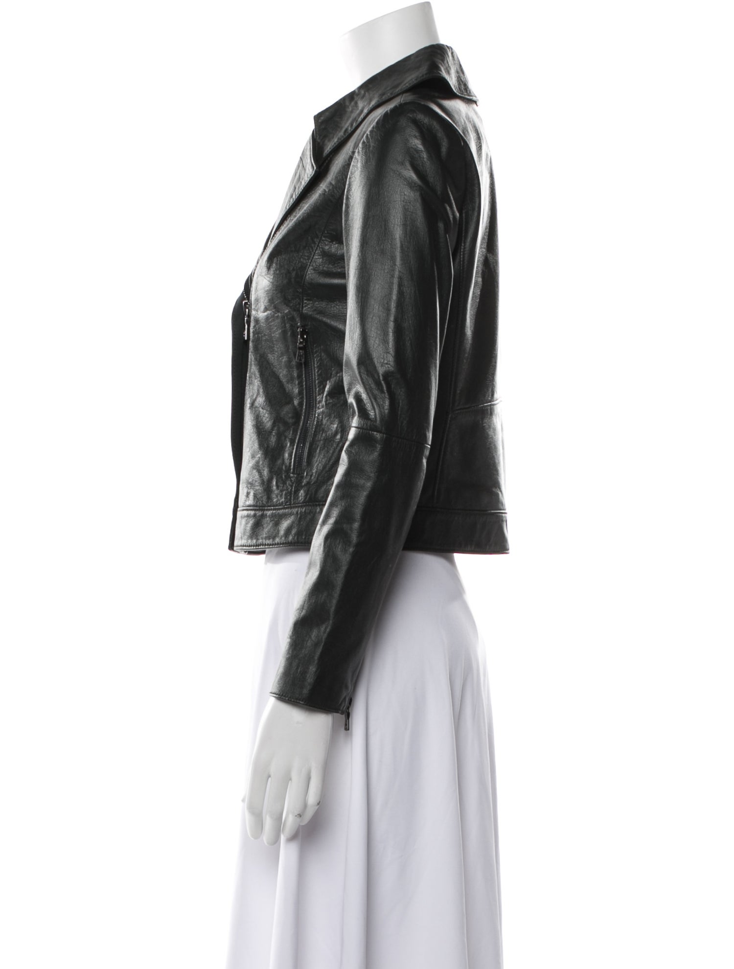 Tory Burch Leather Biker Jacket
