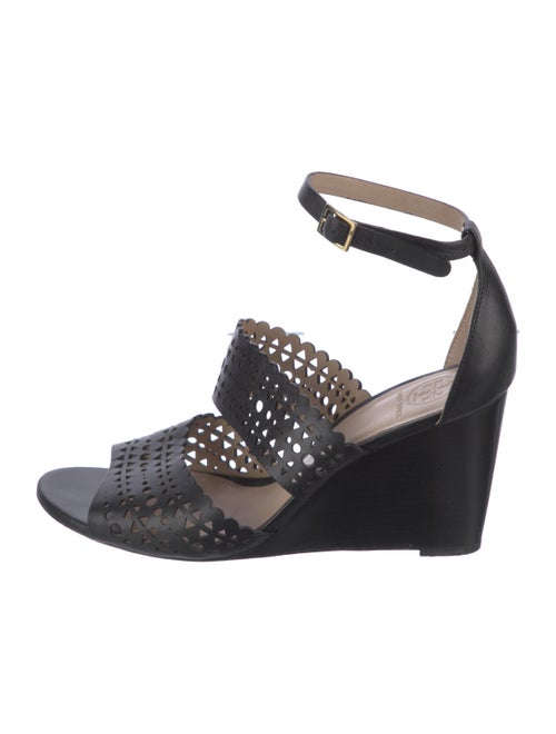 Tory Burch Leather Lasercut Accents Sandals