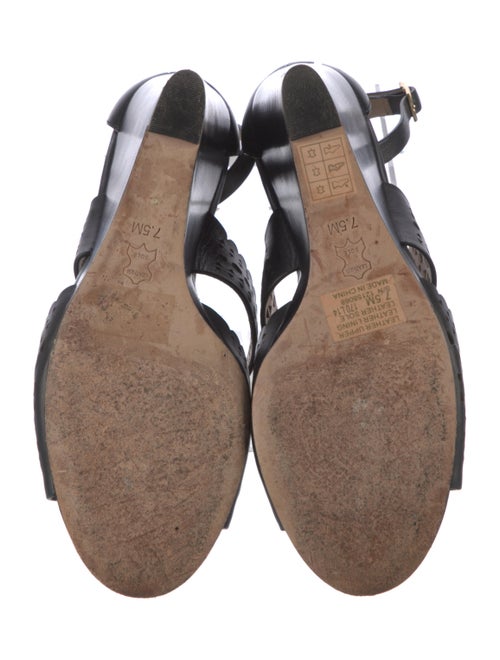 Tory Burch Leather Lasercut Accents Sandals