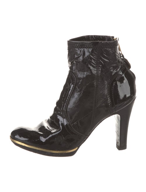 Tory Burch Patent Leather Sock Boots