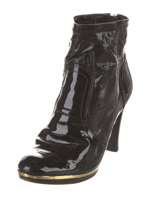 Tory Burch Patent Leather Sock Boots