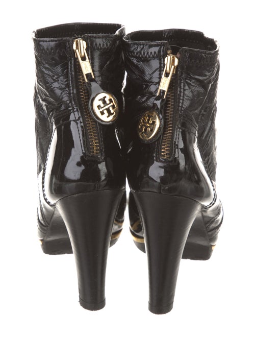 Tory Burch Patent Leather Sock Boots
