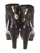 Tory Burch Patent Leather Sock Boots