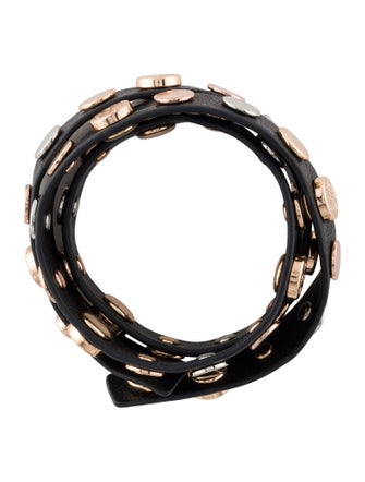 Tory Burch Miller Stud Triple Wrap Bracelet