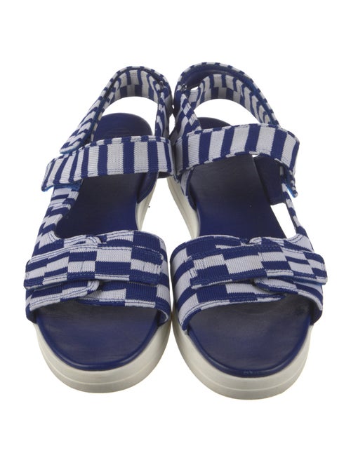 Tory Burch Canvas Striped Sandals