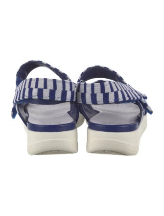 Tory Burch Canvas Striped Sandals