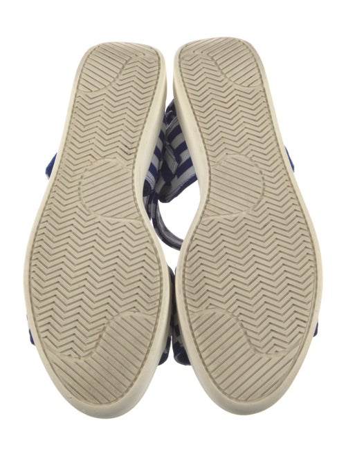 Tory Burch Canvas Striped Sandals