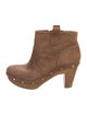 Tory Burch Suede Studded Accents Boots