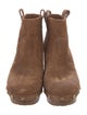 Tory Burch Suede Studded Accents Boots