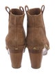Tory Burch Suede Studded Accents Boots